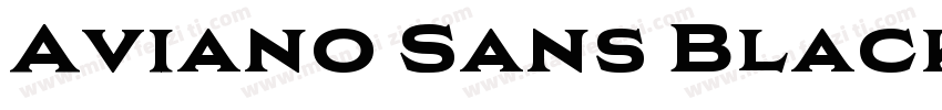 Aviano Sans Black Bl字体转换